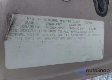 1992 Chevrolet Gmt-400 C1500 z USA, uszkodzony, nr VIN 1GCDC14K1NZ181526